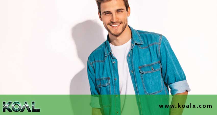 لباس آبی مردانه و پسرانه برای ست کردن