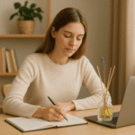 دختری با خوشبو کننده